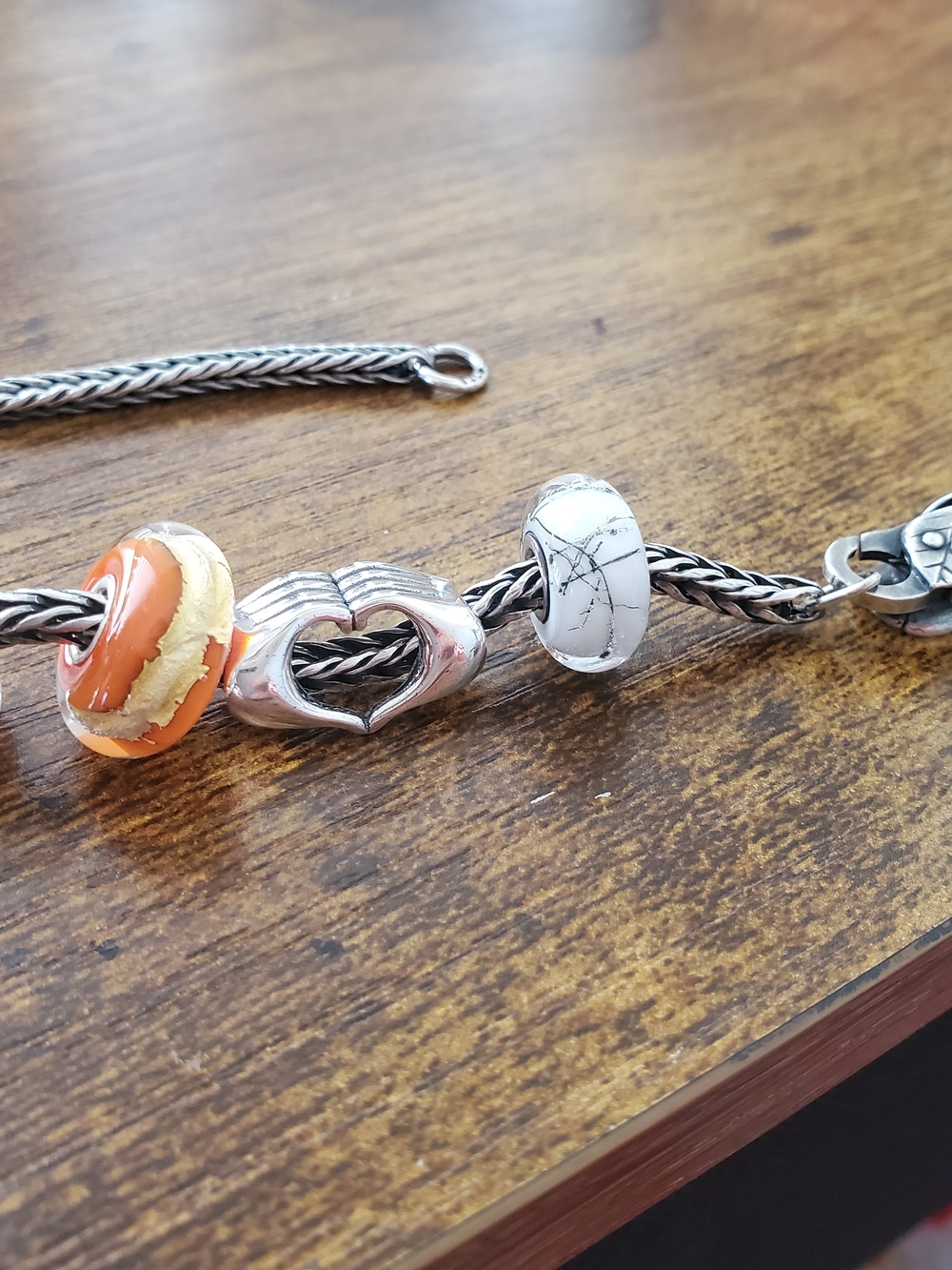 Sterling Silver Trollbeads Chain Bracelet - Size 6.3 - Picture 3 of 5